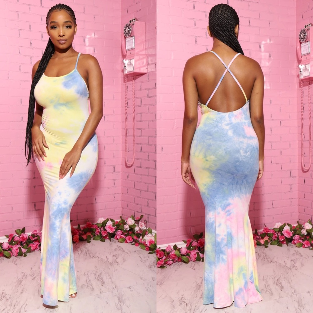 Tie Dye Maxi Dress